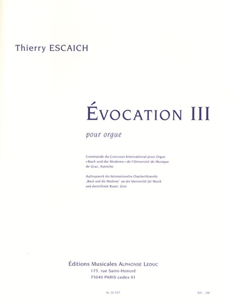 Evocation III (on 'Nun komm, der Heiden Heiland')